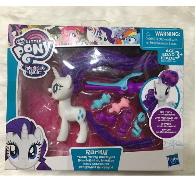 Original My Little Pony Twisty Twirly Hairstyles Rarity | Shopee ...