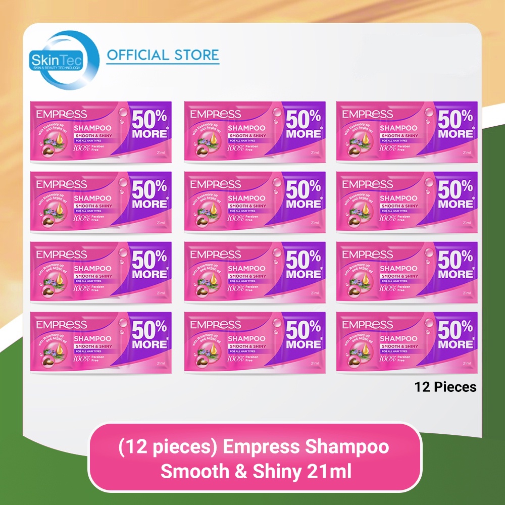Empress Shampoo Smooth & Shiny Pink 21ml by 12's Shopee Philippines