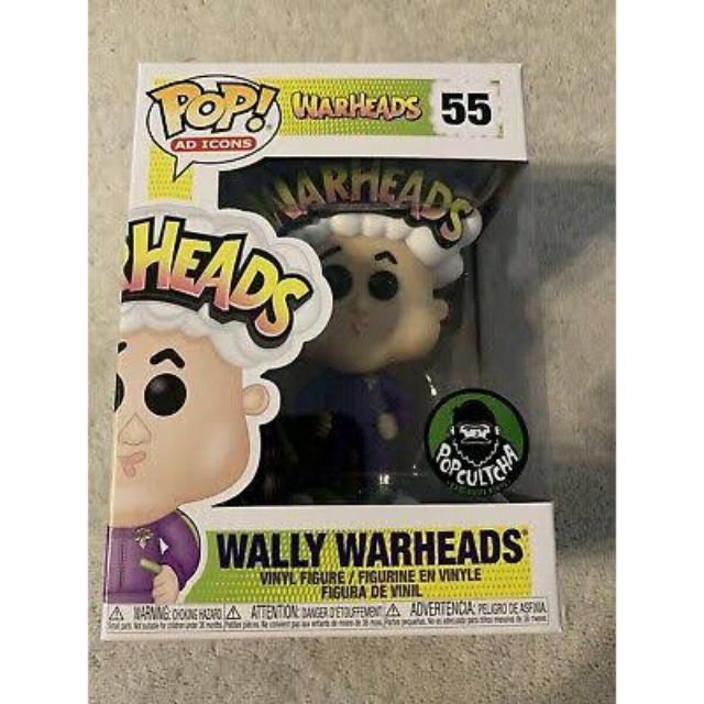 Wally Warheads (Popcultcha) Funko Pop! - Authentic with Boss Protector ...