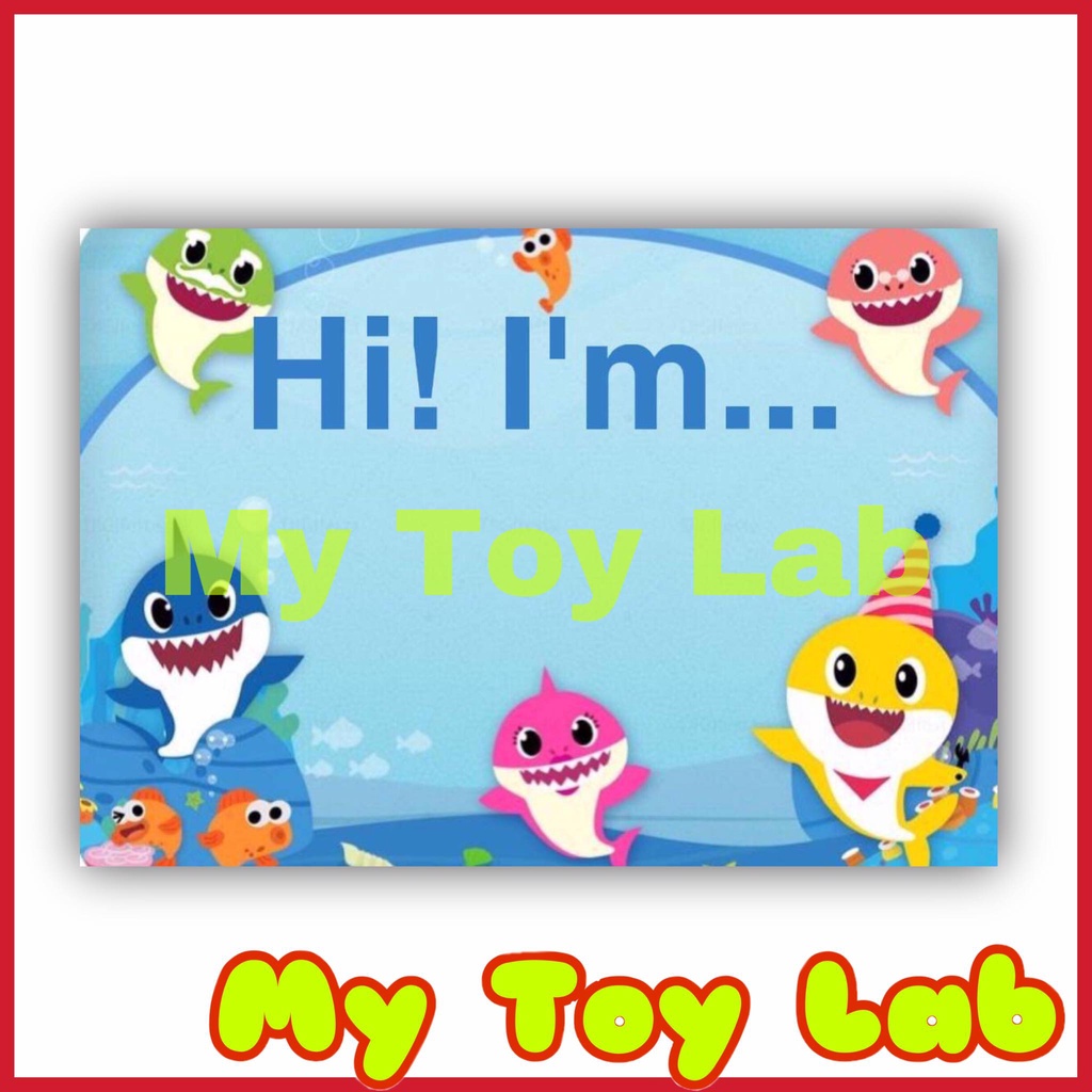 cod-10pcs-personalized-baby-shark-party-name-tag-sticker-name-tag