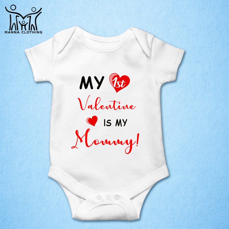 my first valentines onesie