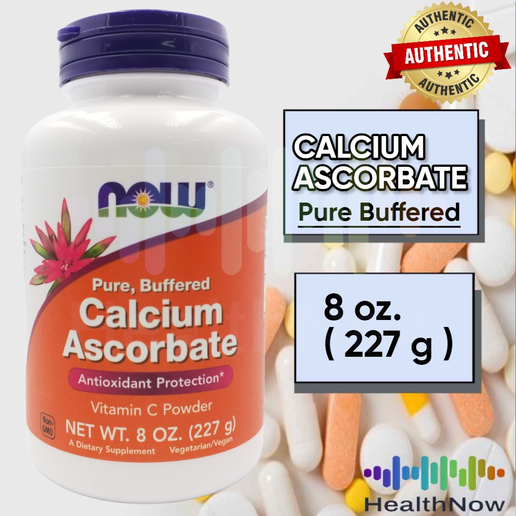 Now Foods Pure Buffered Calcium Ascorbate Vitamin C Powder 8 oz 227 g