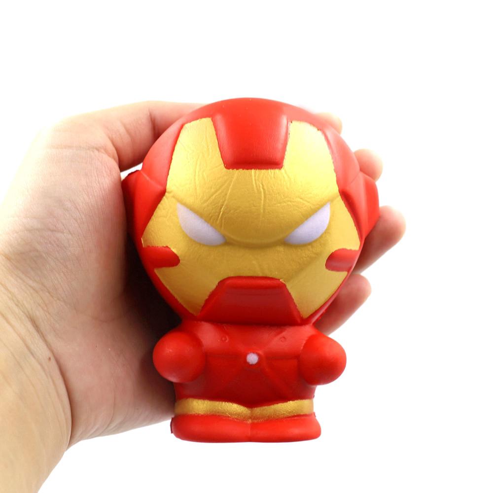 Squeeze Toy Super Hero Squishy Toy Slow Rising Iron Man toy | Shopee ...