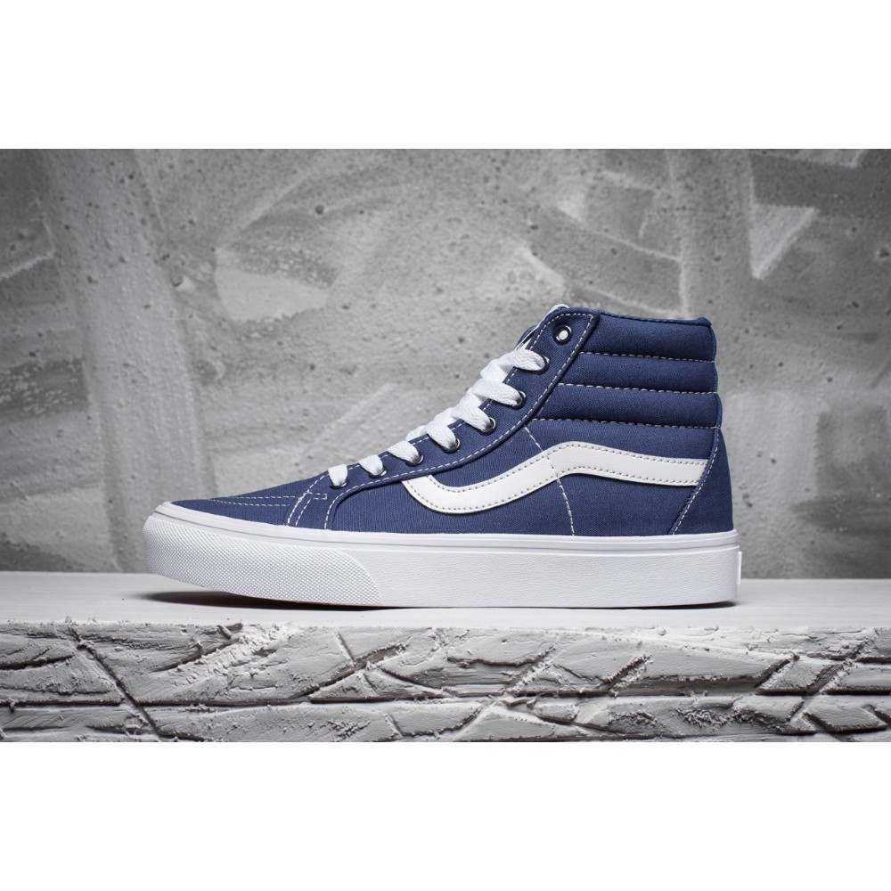 vans old skool sk8 hi blue