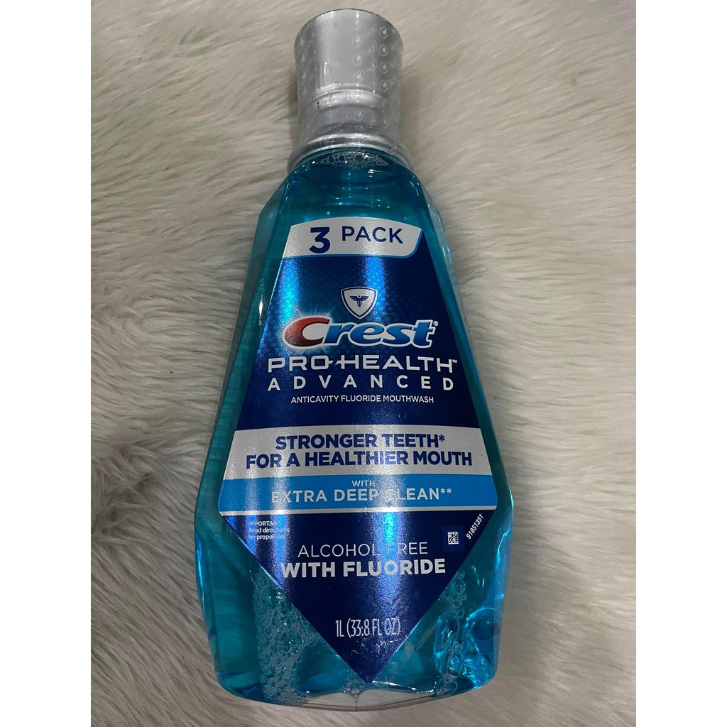 Crest ProHealth Advanced Anticavit Fluoride Mouthwash 1 Liter Shopee