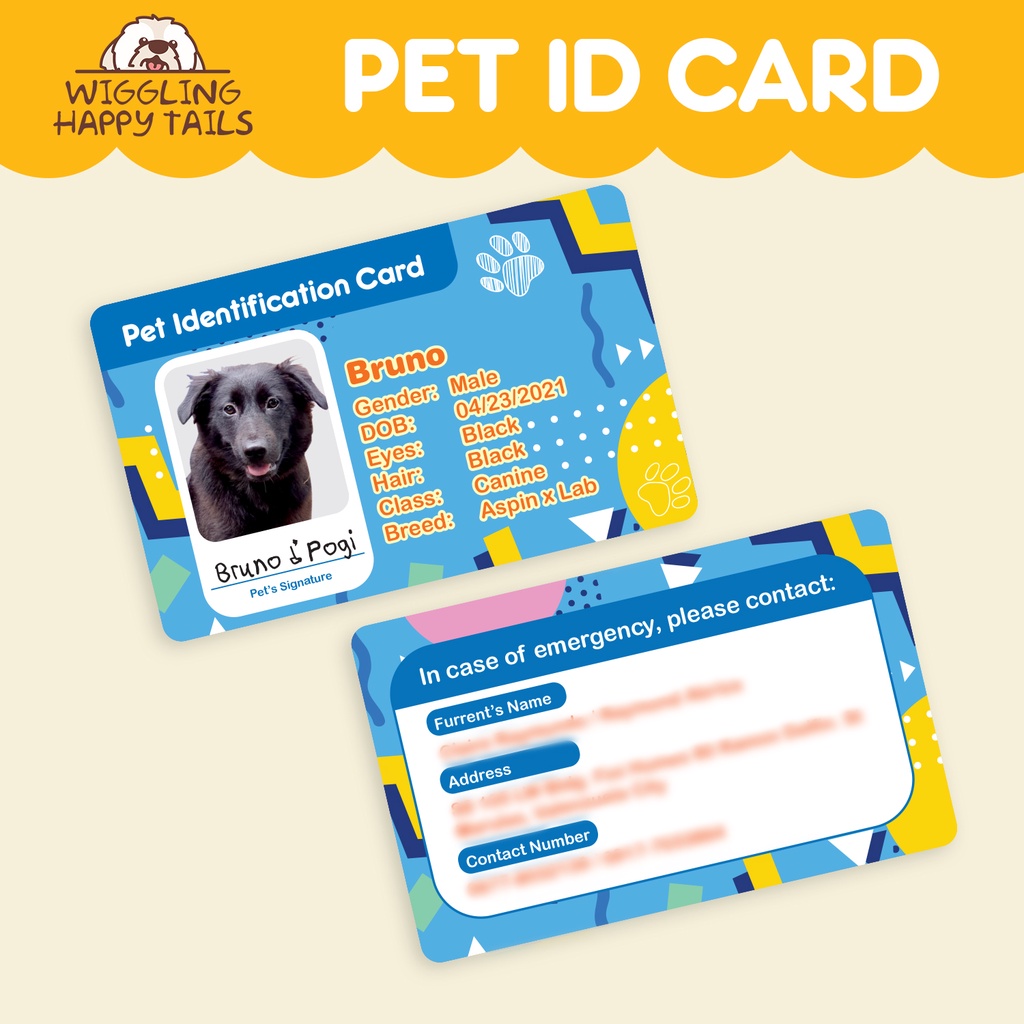 Pet Id Card
