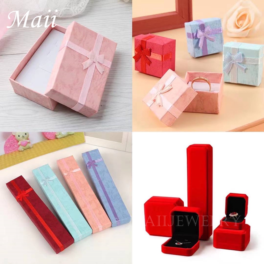 Gift Box for Accessories Jewelry Ring Necklace or Bracelet | Shopee ...