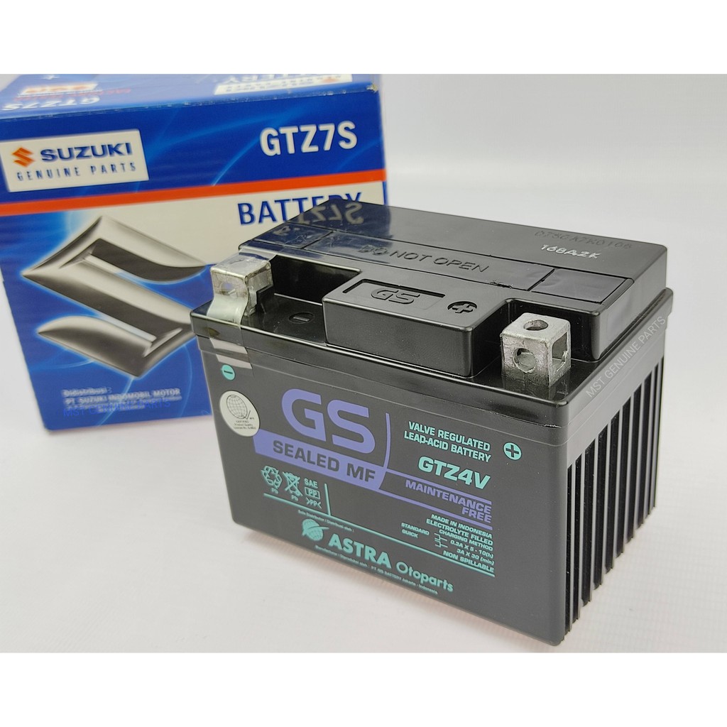 Battery GS GTZ4V Sealed MF Step 125/ Skydrive / Smash Revo Suzuki