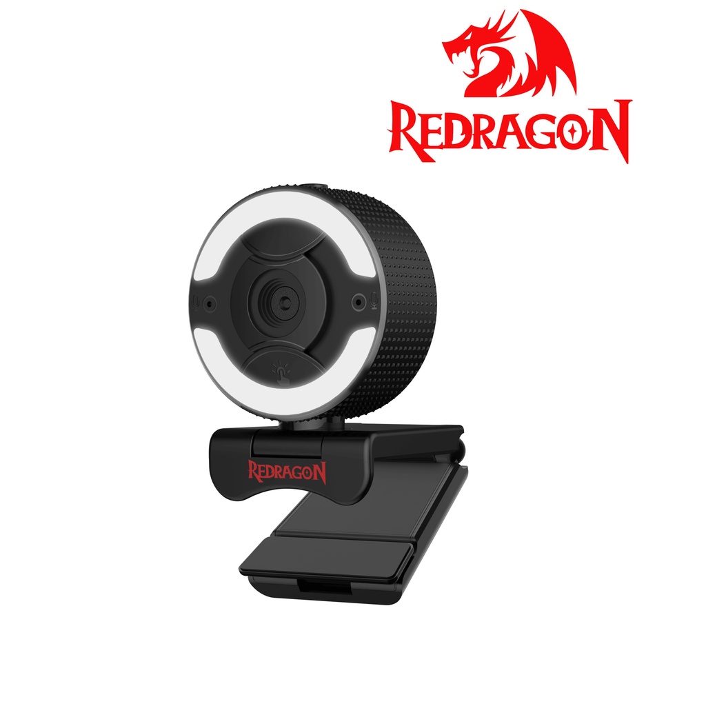 Redragon GW910 One Shot 1080P PC cam w/Dual Microphone, Adjustable