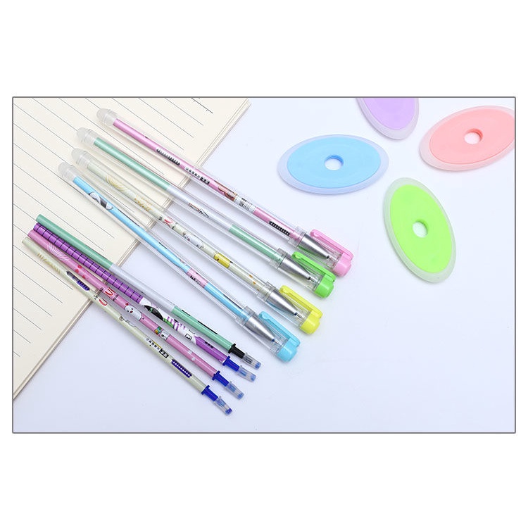 Erasable Ballpen / Refillable Ballpen assorted colors with eraser