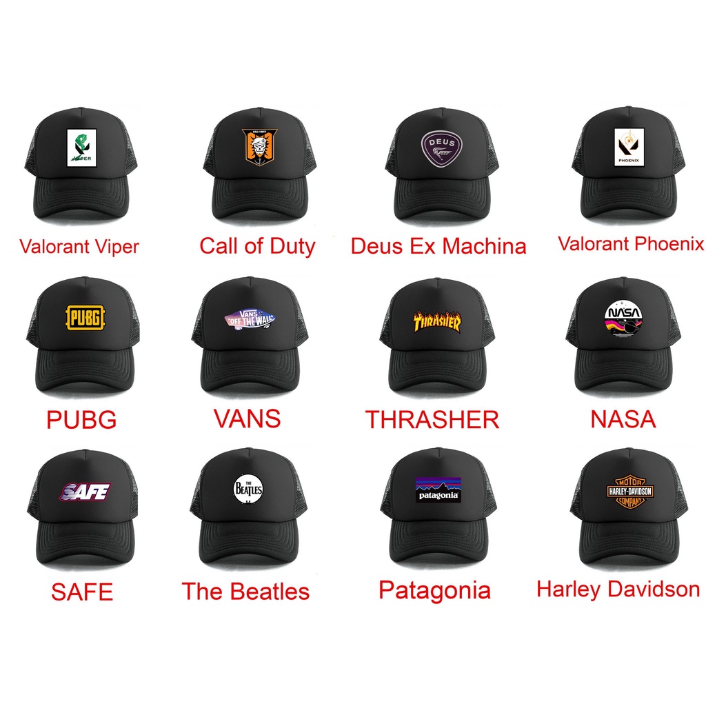 Branded Trucker Cap For Men & Women Surf Hat Motorcycle Rider Gamer Skate Hat Volcom Cap KTM Racing