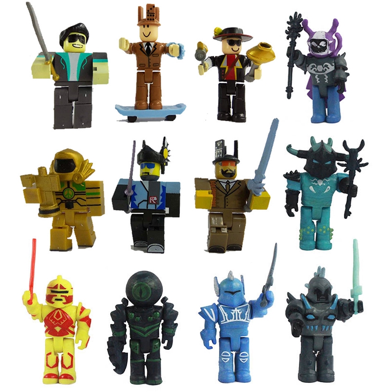 12pcs Set Roblox Action Figures Game Roblox Kids Toy Mini Kids - po roblox toy toys games bricks figurines on carousell