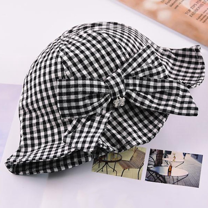 baby black bucket hat