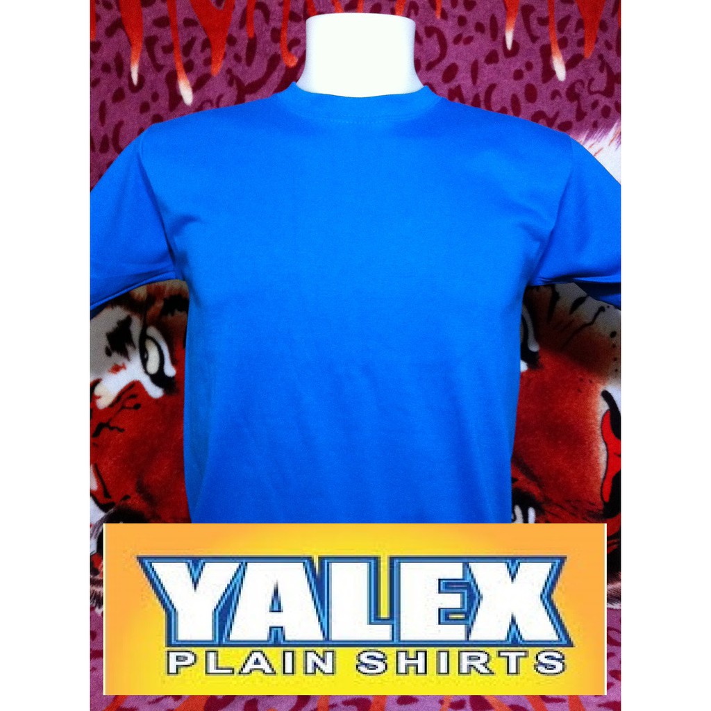 COD Yalex Plain Shirt ( Aqua Blue Roundneck )-NO MINIMUM- | Shopee ...