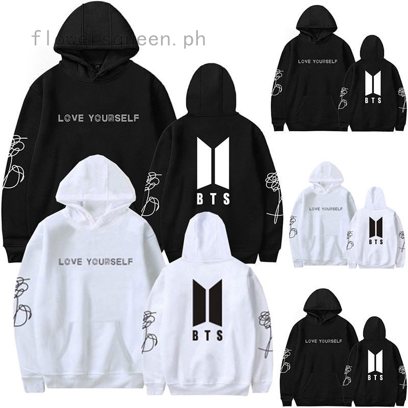 bts wearing love yourself hoodie