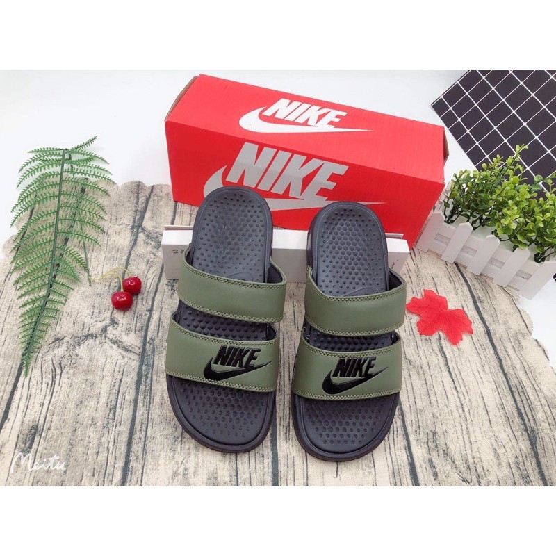 nike 2 strap slippers