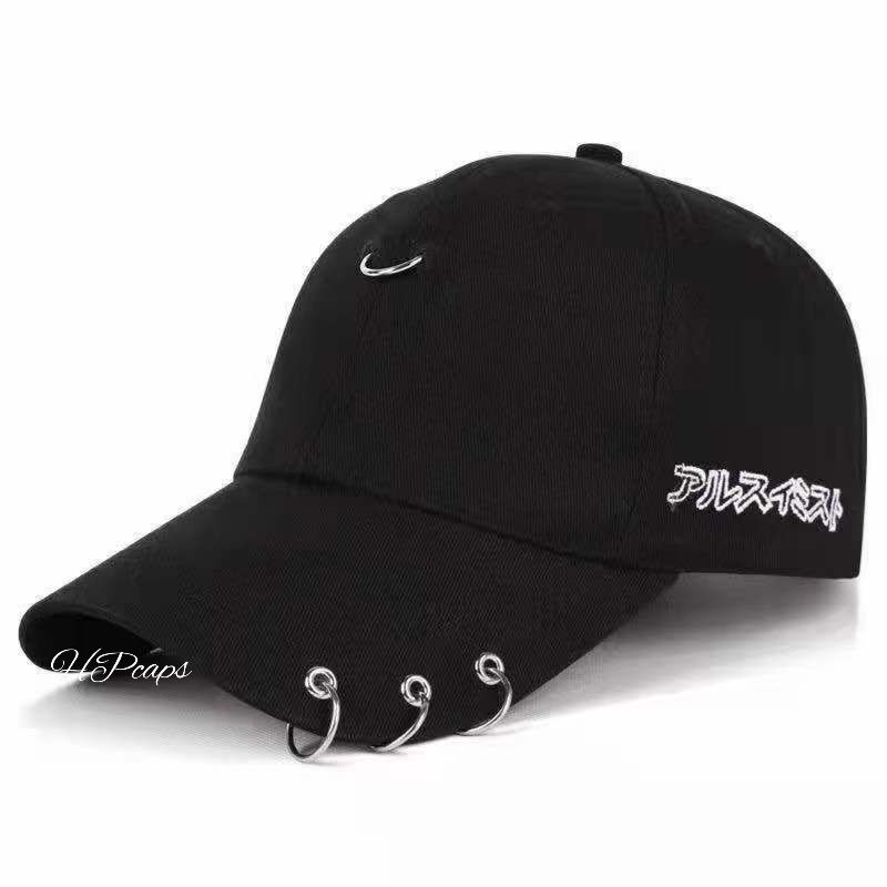 Hp caps baseball cap with rings adjustable Unisex
