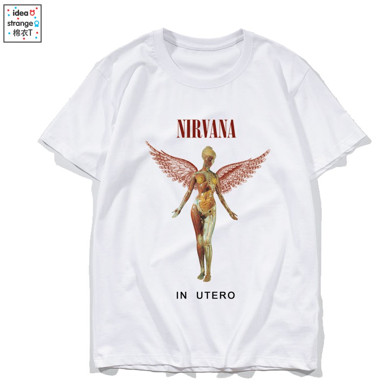 nirvana t shirt angel