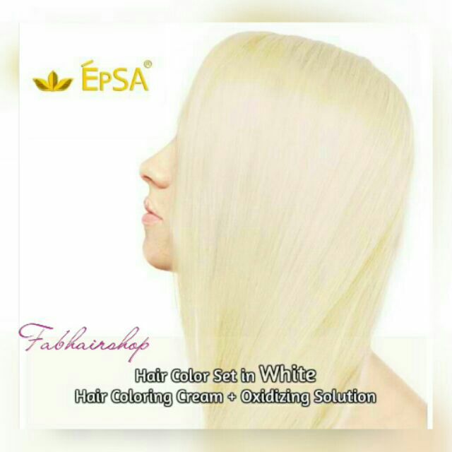 Epsa White Hair Color 0 00 Shopee Philippines