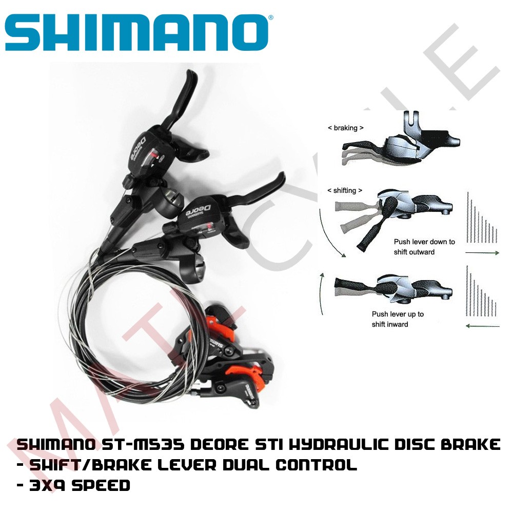shimano hydraulic brake lever