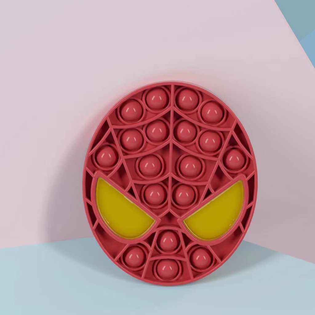 Spiderman Push Pop for it Bubble Fidget Toy Sensory Stress Relief Special Needs 