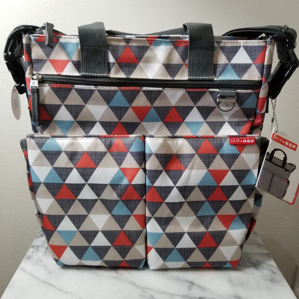 skip hop triangles diaper bag