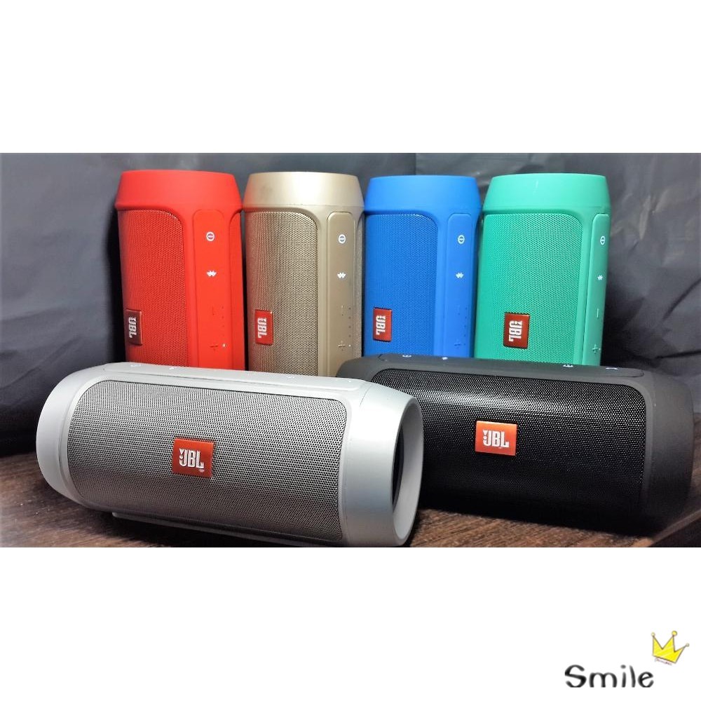 Smile Jbl Charge2 Portable Bluetooth Speaker W Powerbank Shopee Philippines