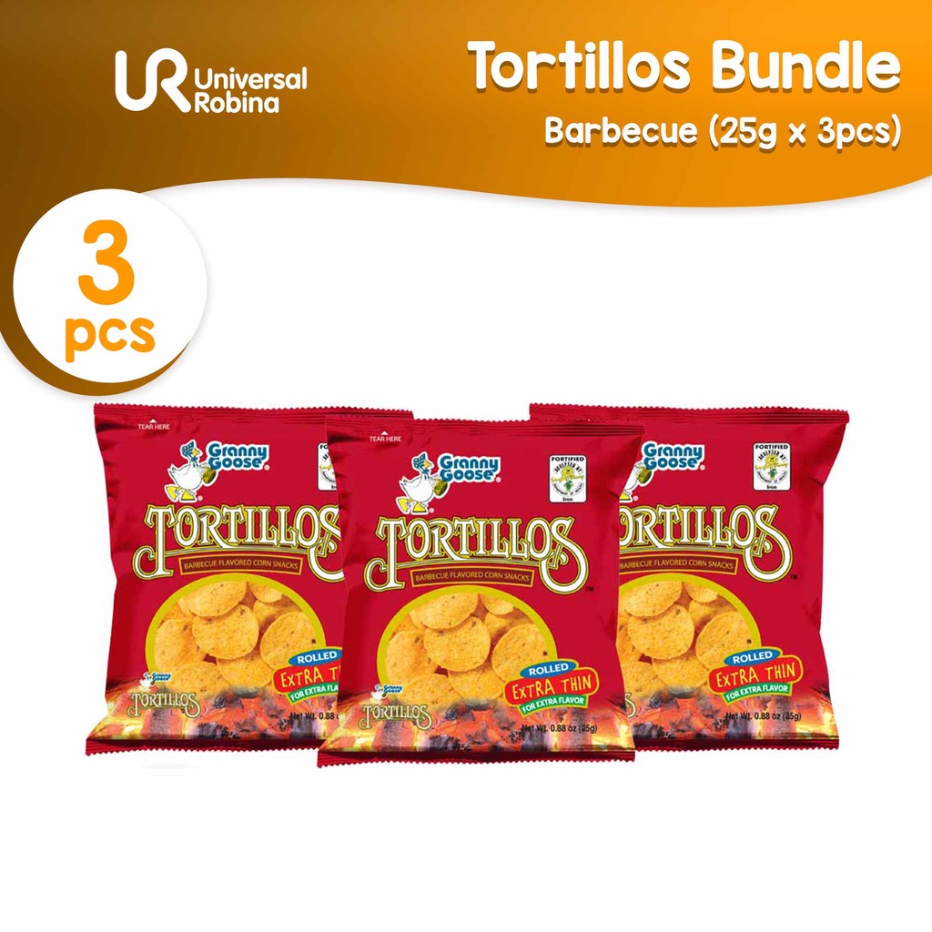 Granny Goose Tortillos BBQ 25g Pack of 3 Shopee Philippines