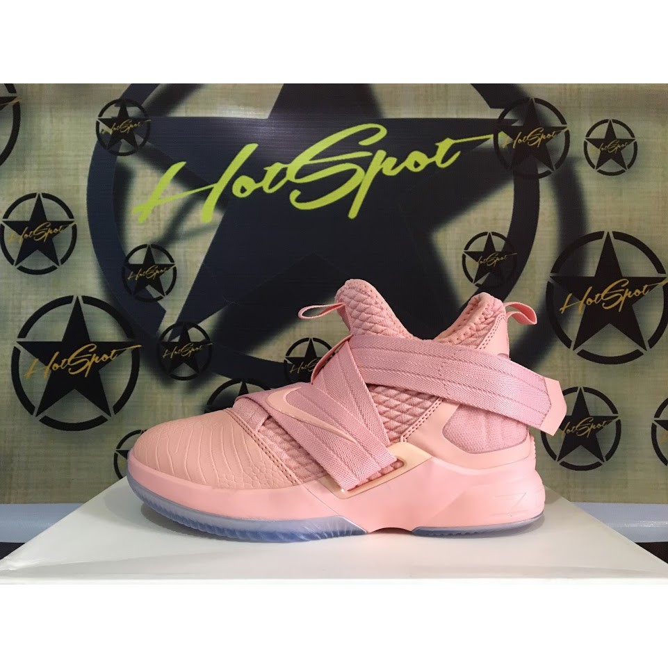 lebron 12 soldier pink