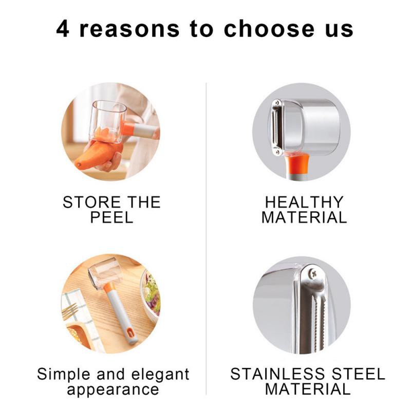 Can Store Fruit and Vegetable Cup Peeler | Shopee Philippines