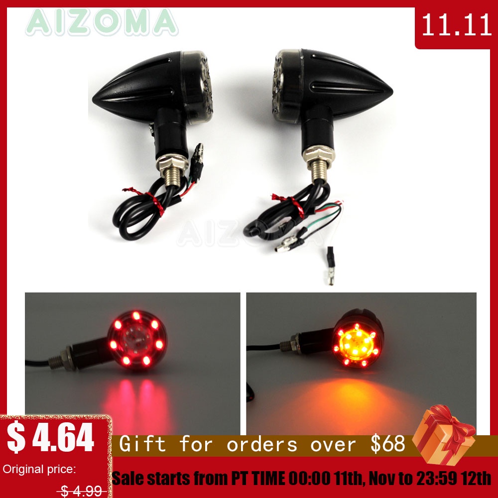refit Motorcycle LED Turn Signal Blinker 3 in 1 SMR Indicator Flasher