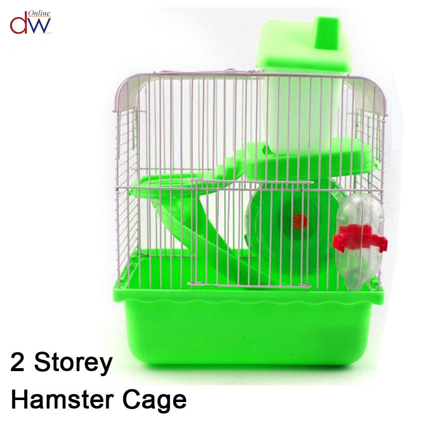 2 Storey Hamster Cage Pet Cage Hamster Cottage Double Layer House