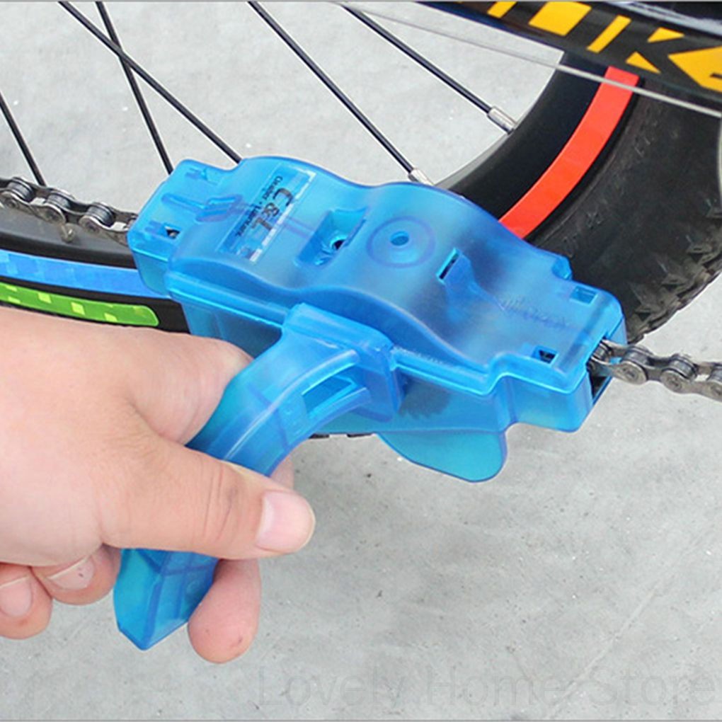 Bike Bicycle Chain Wash Device Cycling Scrubber Cleaner Cleaning Tool