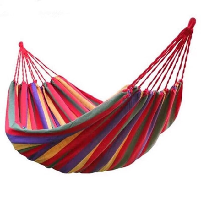 J&J Portable cotton rope outdoor hammock duyan | Shopee Philippines
