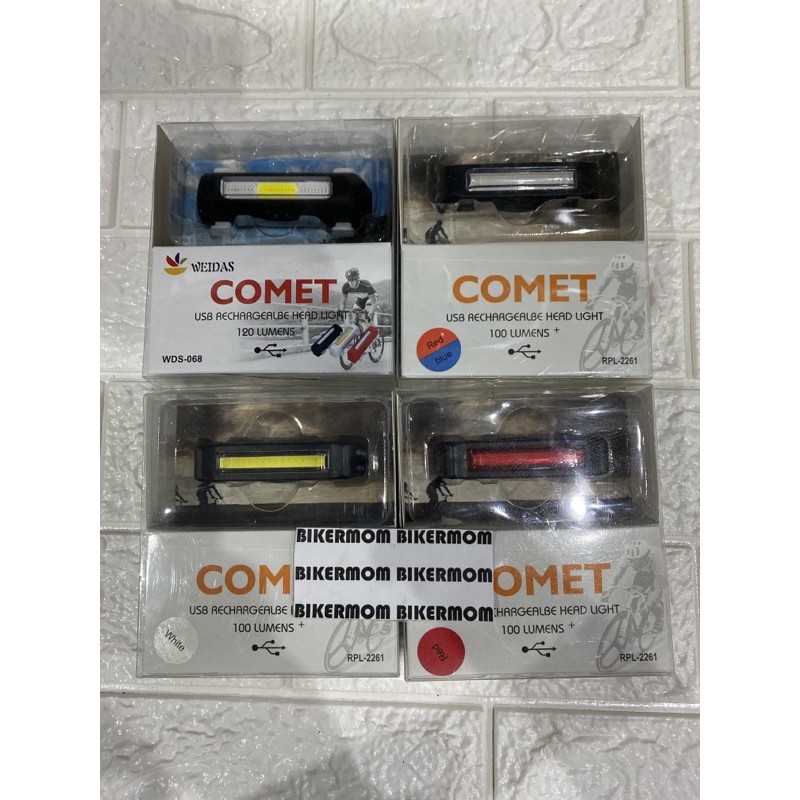 comet usb rechargeable headlight