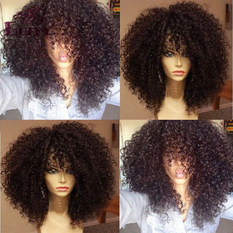 black human hair wigs cheap