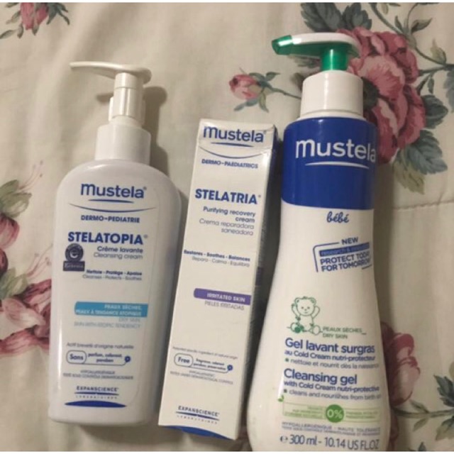 mustela stelatopia gel lavant cleansing gel