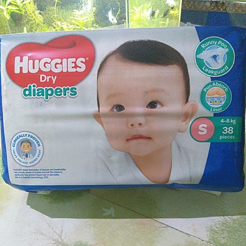 Huggies Dry Diapers Small 38 pcs Shopee Philippines