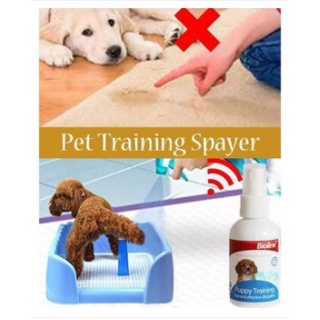 Pets▨Exoshopify Bioline 50ML Dog Training Spray Pet Potty Aid Training Liquid Puppy Trainer COD #2