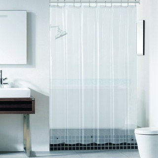 72" x 72",Waterproof No Chemical,12 Hooks Details about   Heavy Duty EVA Shower Curtain Liner 