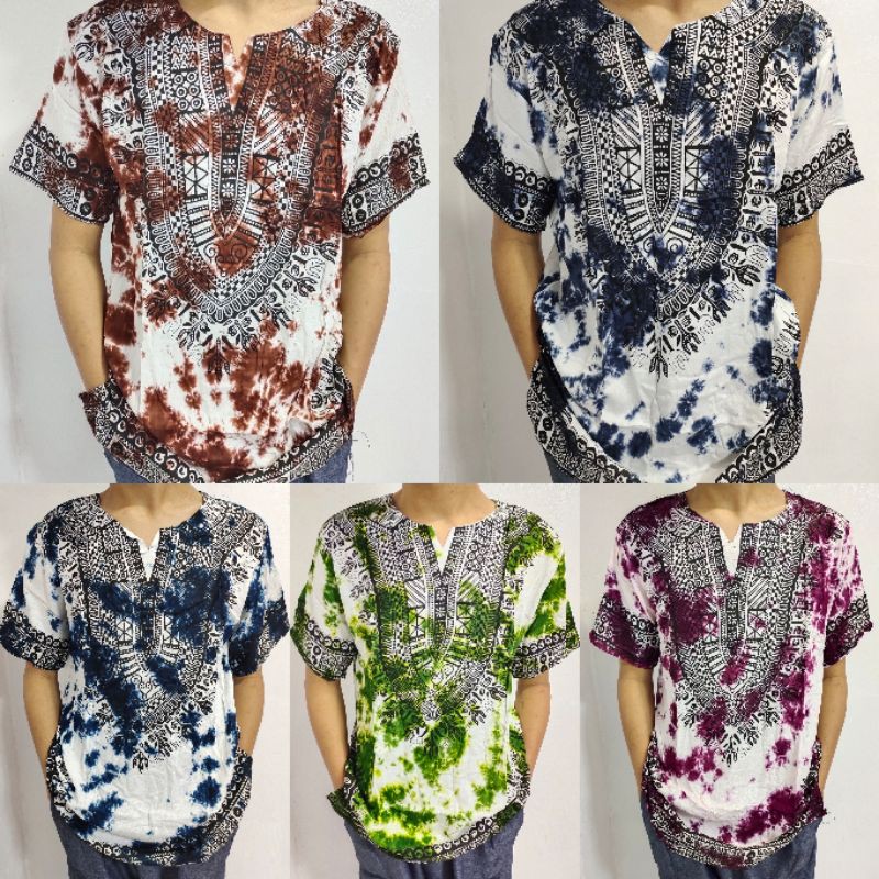 XL Dashiki/Bohemian/Batik Shirt | Shopee Philippines