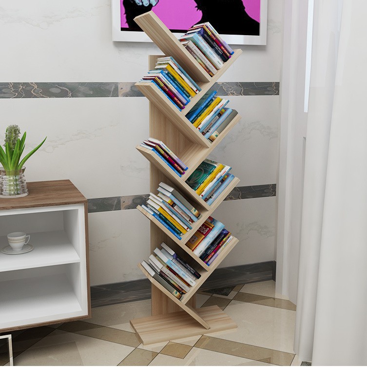 Book Shelf With 9 Branch And 1 Cabinet Diy Modern Book Case