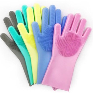 Pet Dog Cat Bathing Gloves Artifact Teddy Golden Retriever Massage Brush Anti-scratch Anti-bite Cleaning Tool