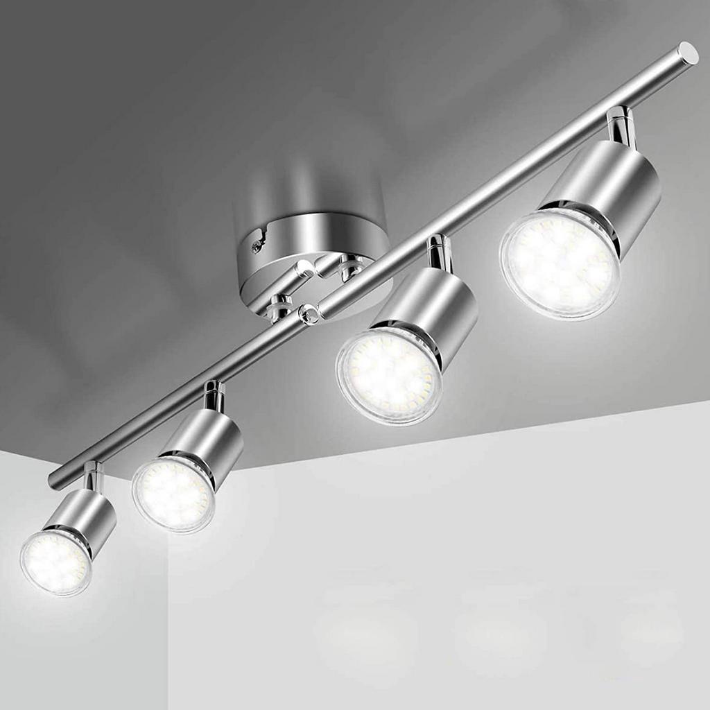 Ceiling Light Fitting, 4 Way Pendant Light Ceiling Spotlight Rotatable