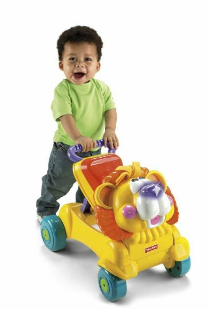 stride and ride lion fisher price