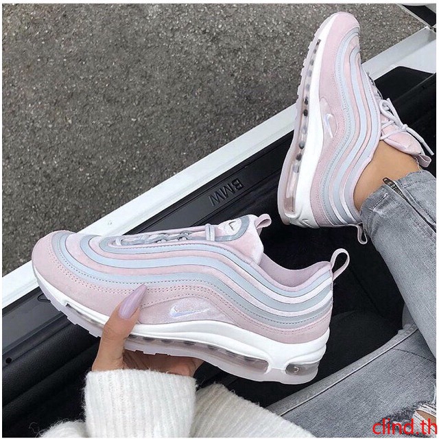 pink and gray air max 97