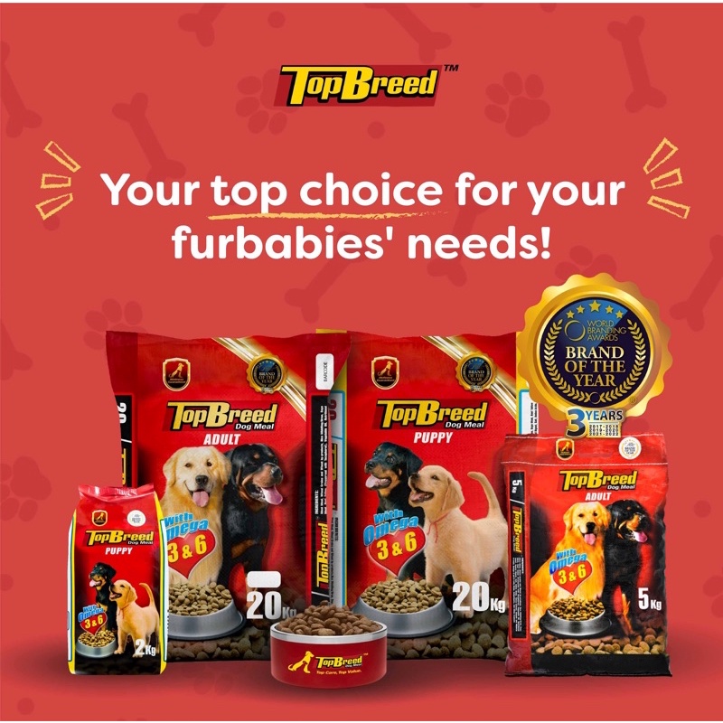 Top Breed Dog Food Adult/Puppy (Repacked) Shopee Philippines