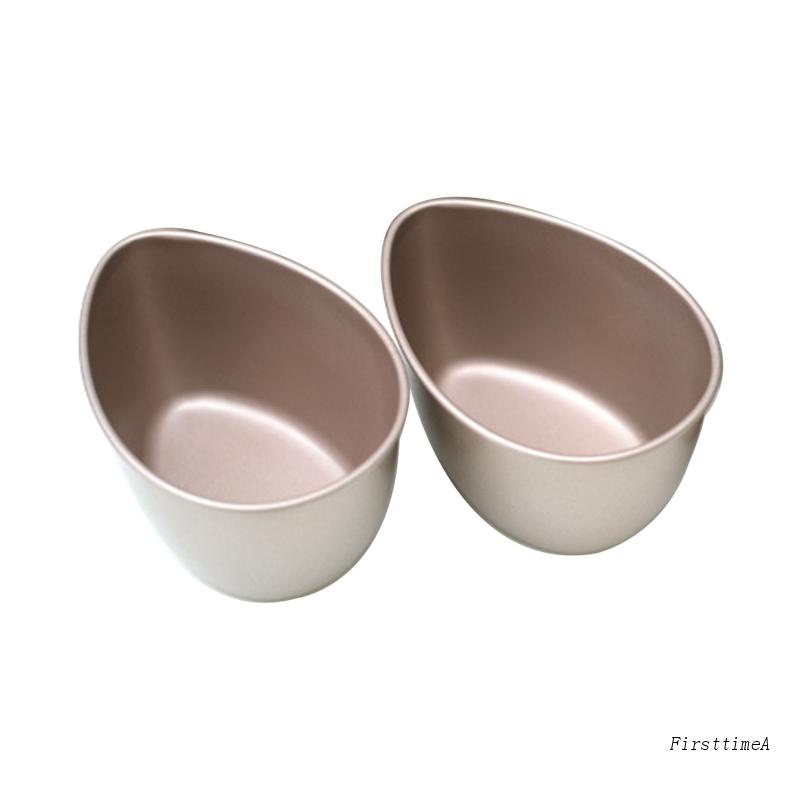 blg 2 Pcs Carbon Steel Egg Poacher Cup for Stovetop, Microwave,Instant