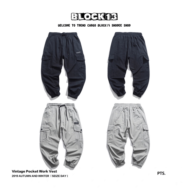 cargo multi pocket pants