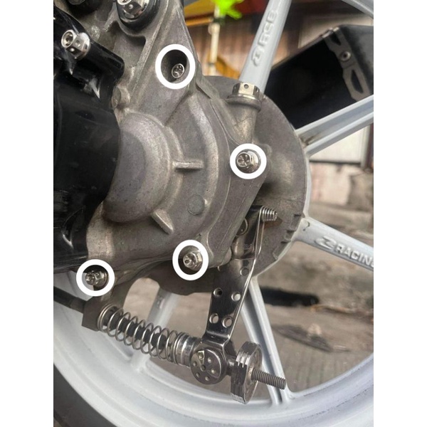 Heng Drain Plug Bolt & Crankgear Bolts for Mio I 125 & Soul I 125/GT